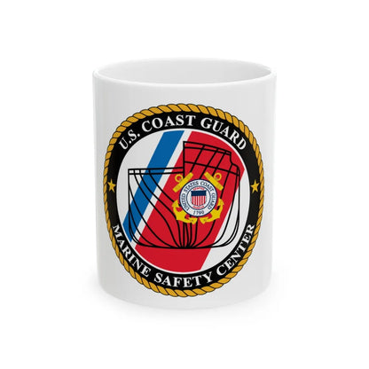 USCG MARINE SAFETY CENTER (U.S. Coast Guard) White Coffee Mug-11oz-Go Mug Yourself