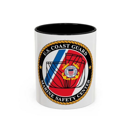 USCG MARINE SAFETY CENTER (U.S. Coast Guard) Accent Coffee Mug 11oz Black - Go Mug Yourself