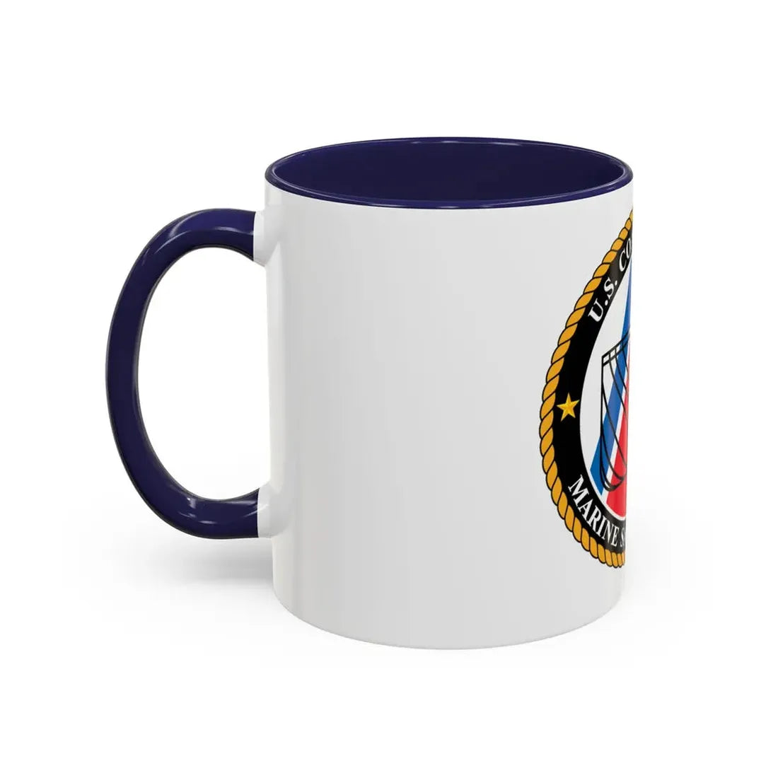 USCG MARINE SAFETY CENTER (U.S. Coast Guard) Accent Coffee Mug - Go Mug Yourself