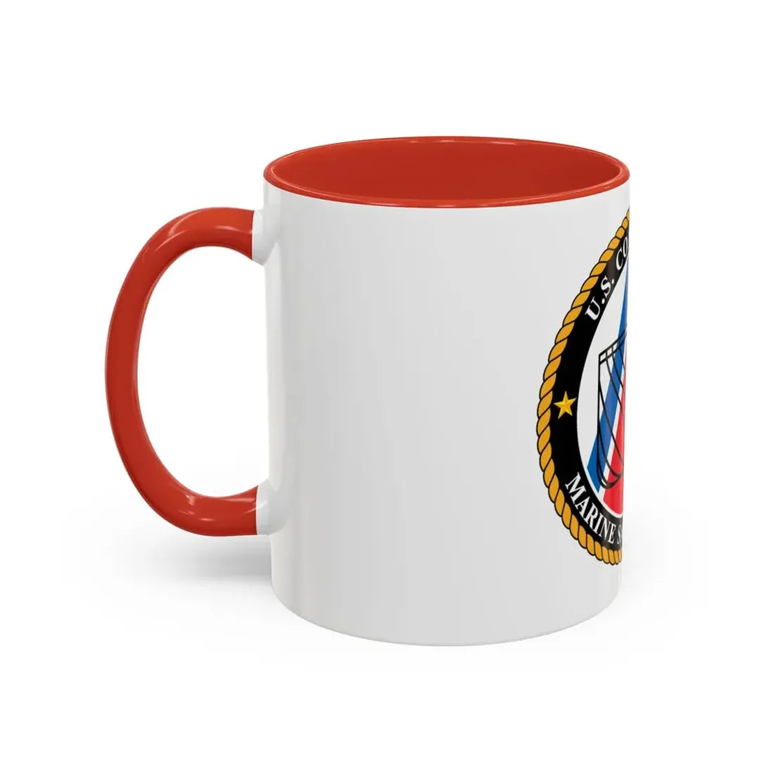 USCG MARINE SAFETY CENTER (U.S. Coast Guard) Accent Coffee Mug - Go Mug Yourself
