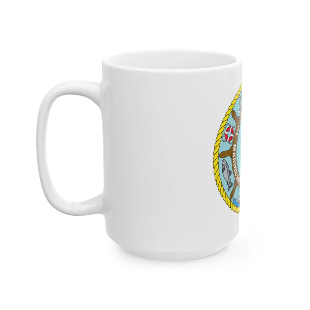 USCG Marine Safety Office Juneau (U.S. Coast Guard) White Coffee Mug-Go Mug Yourself