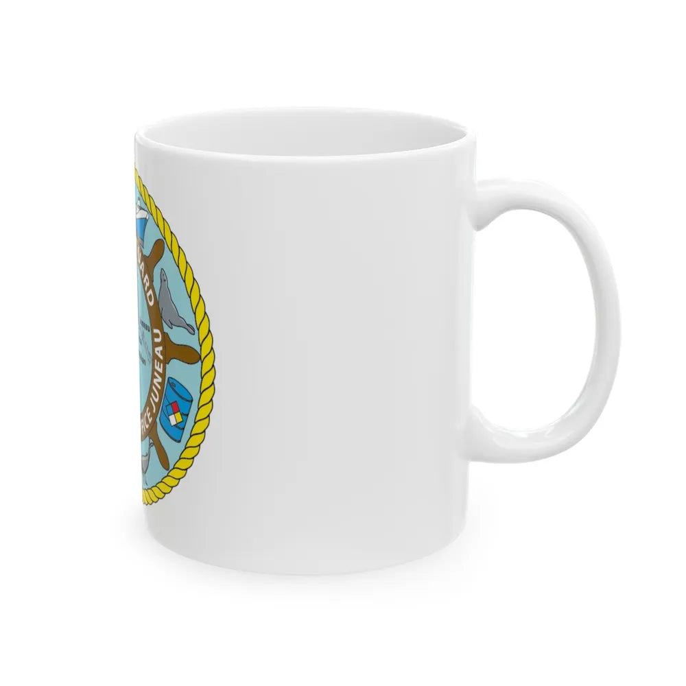 USCG Marine Safety Office Juneau (U.S. Coast Guard) White Coffee Mug-Go Mug Yourself