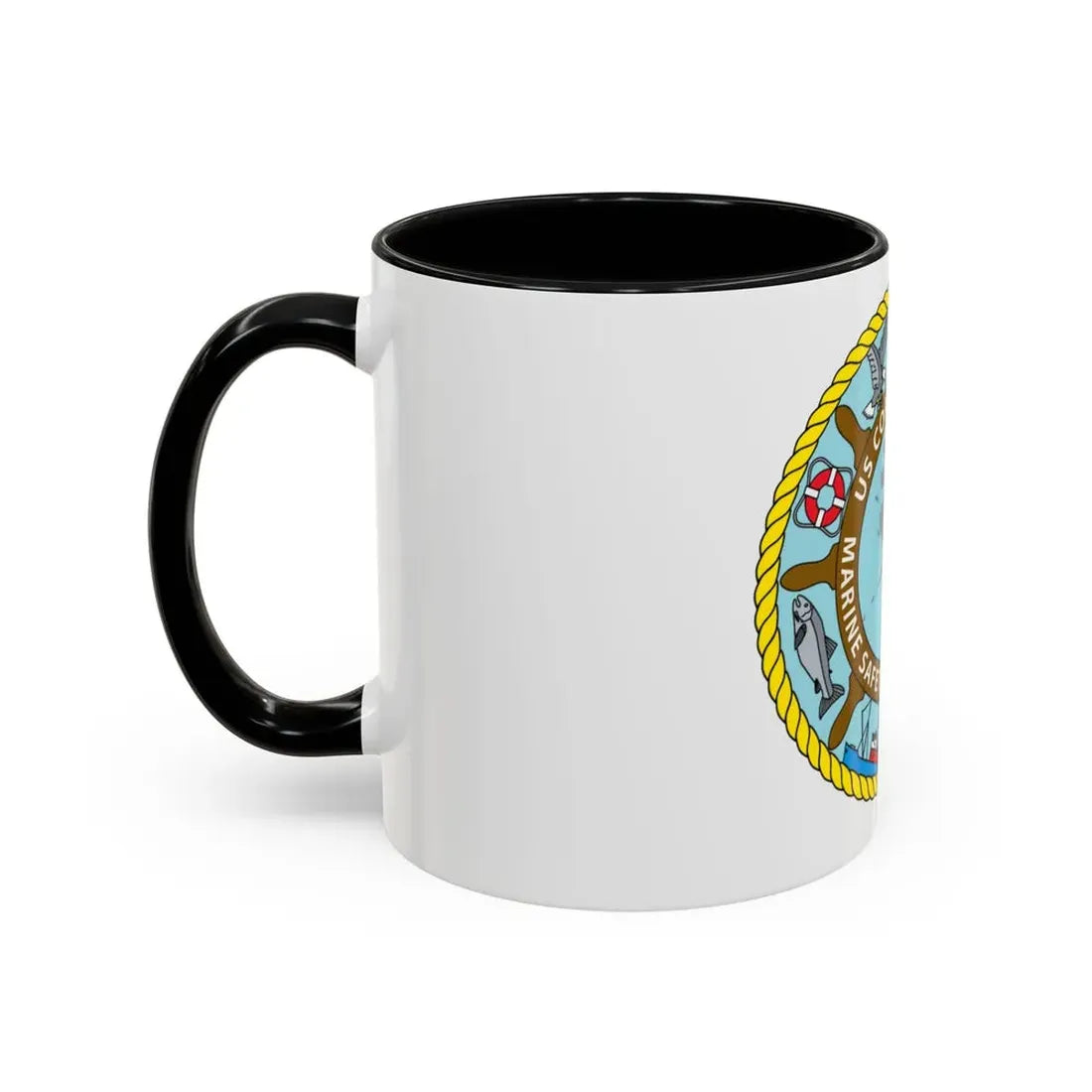 USCG Marine Safety Office Juneau (U.S. Coast Guard) Accent Coffee Mug - Go Mug Yourself