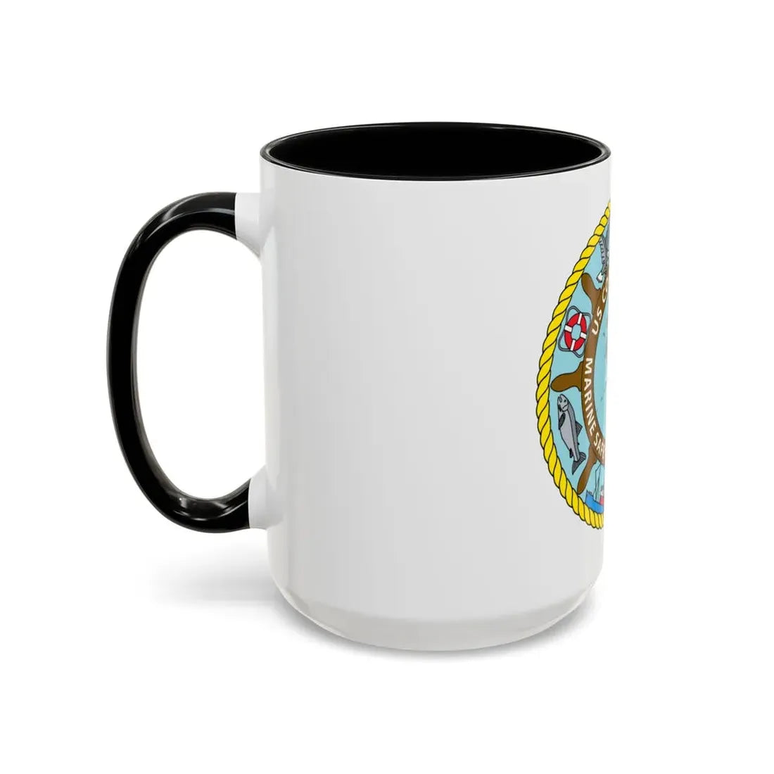 USCG Marine Safety Office Juneau (U.S. Coast Guard) Accent Coffee Mug - Go Mug Yourself