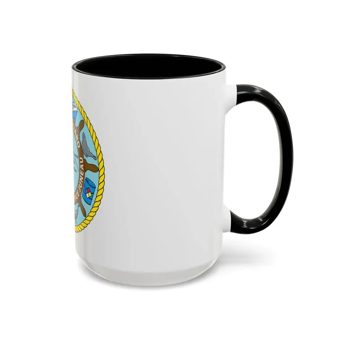 USCG Marine Safety Office Juneau (U.S. Coast Guard) Accent Coffee Mug - Go Mug Yourself