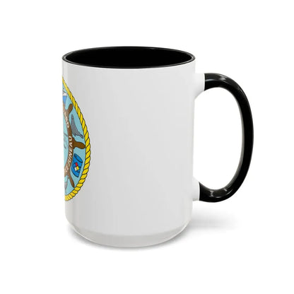 USCG Marine Safety Office Juneau (U.S. Coast Guard) Accent Coffee Mug - Go Mug Yourself