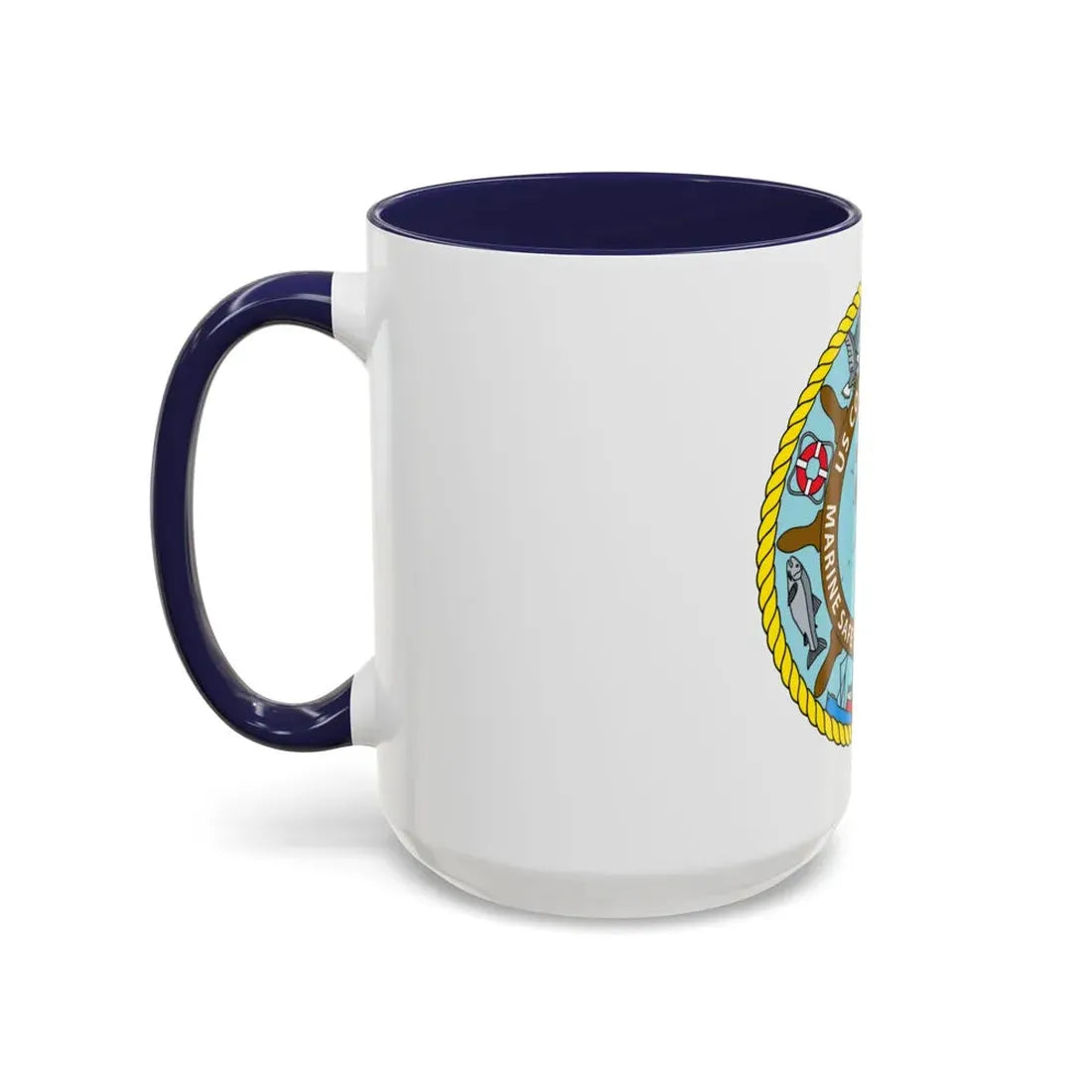 USCG Marine Safety Office Juneau (U.S. Coast Guard) Accent Coffee Mug - Go Mug Yourself