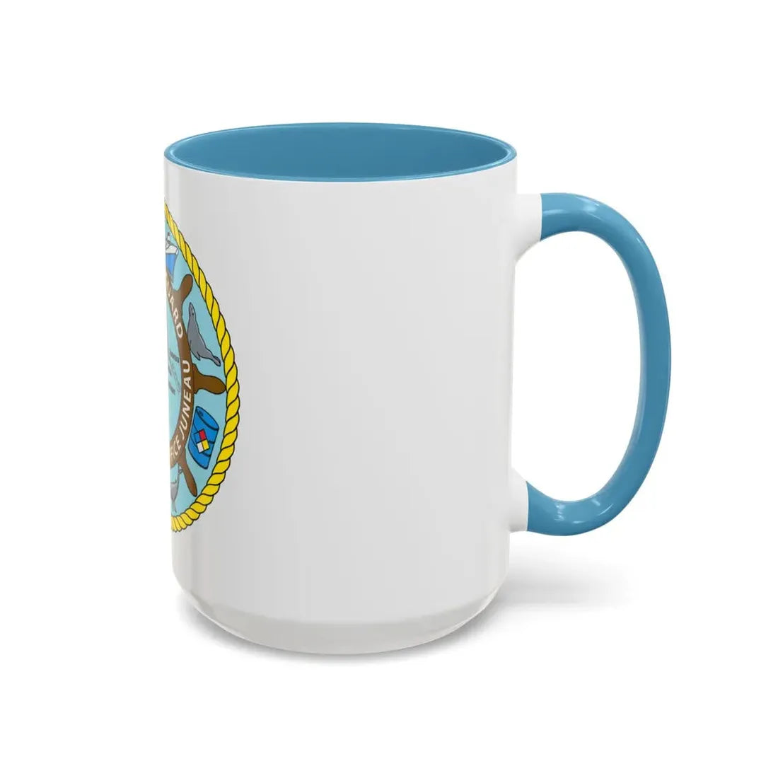 USCG Marine Safety Office Juneau (U.S. Coast Guard) Accent Coffee Mug - Go Mug Yourself