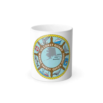 USCG Marine Safety Office Juneau (U.S. Coast Guard) Color Changing Coffee Mug 11oz - Go Mug Yourself