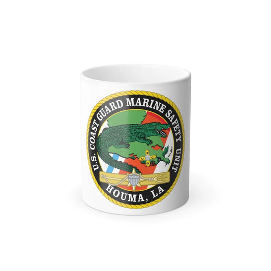 USCG Marine Safety Unit Houma LA (U.S. Coast Guard) Color Changing Mug 11oz-11oz-Go Mug Yourself