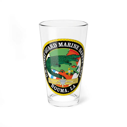 USCG Marine Safety Unit Houma LA (U.S. Coast Guard) Pint Glass 16oz-16oz-Go Mug Yourself