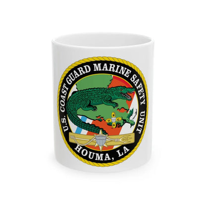 USCG Marine Safety Unit Houma LA (U.S. Coast Guard) White Coffee Mug-11oz-Go Mug Yourself