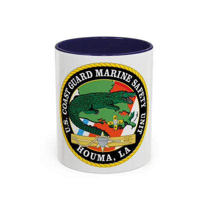 USCG Marine Safety Unit Houma LA (U.S. Coast Guard) Accent Coffee Mug 11oz Navy - Go Mug Yourself