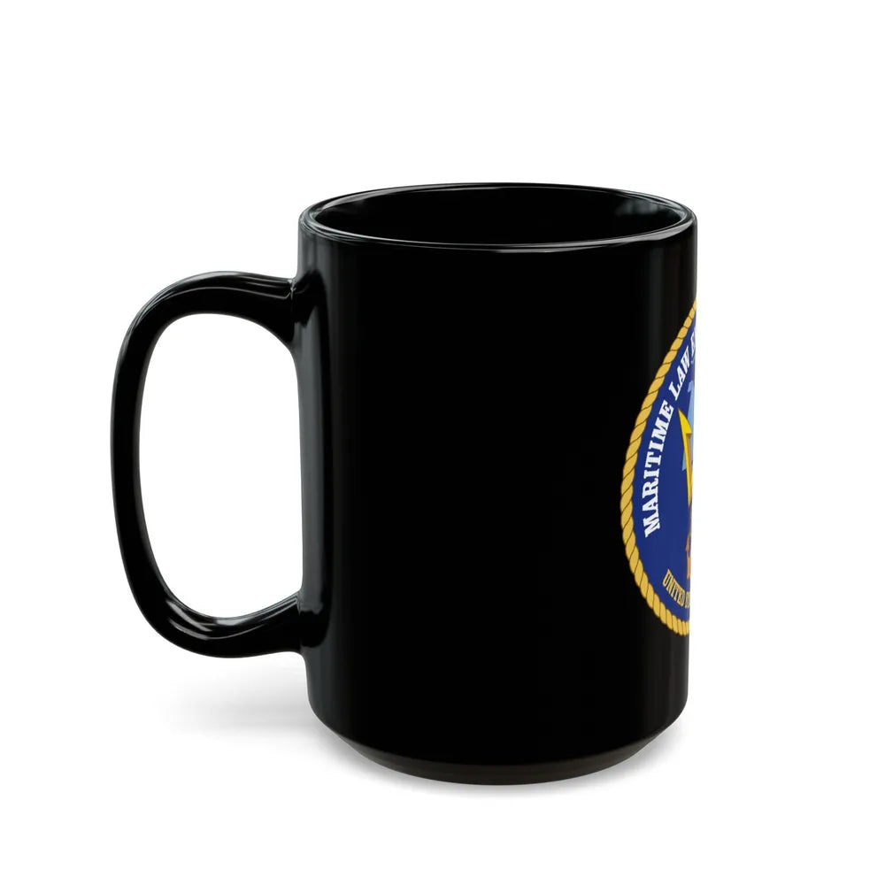 USCG Maritime Law Enforcement Academy (U.S. Coast Guard) Black Coffee Mug-Go Mug Yourself