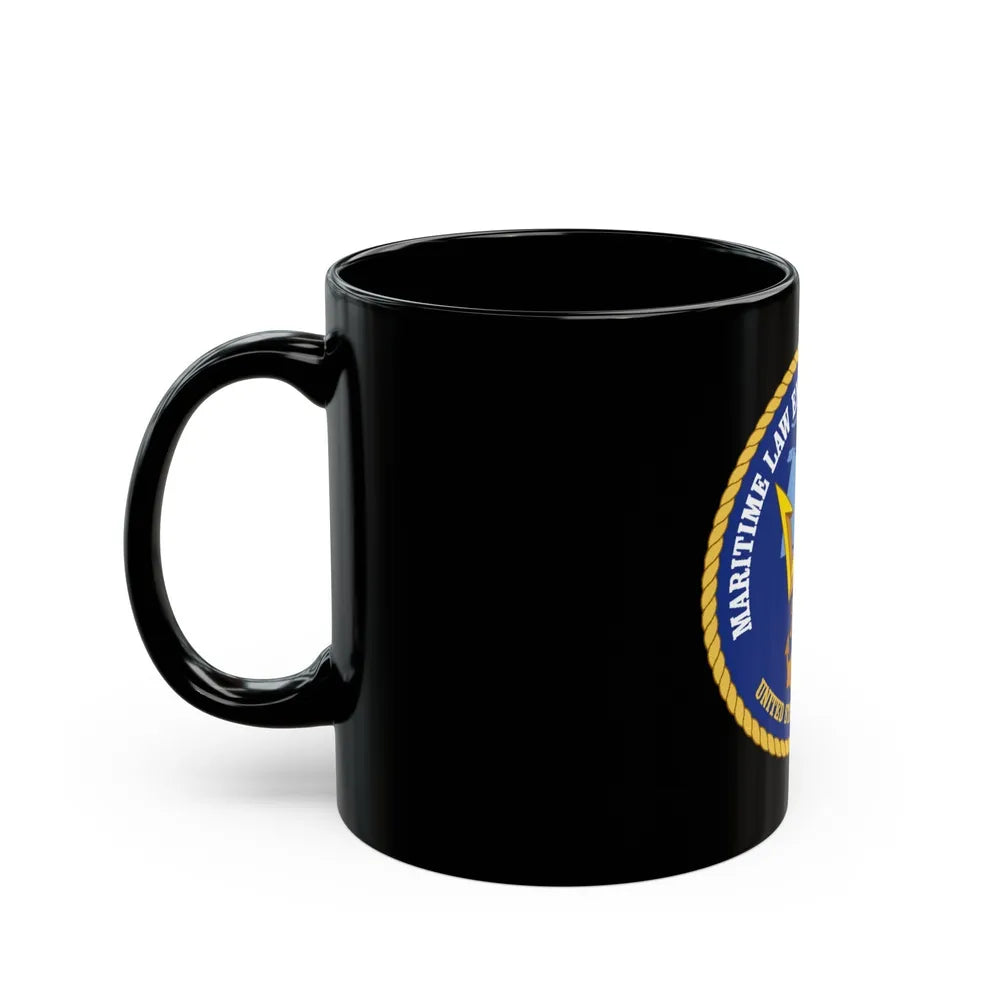 USCG Maritime Law Enforcement Academy (U.S. Coast Guard) Black Coffee Mug-Go Mug Yourself