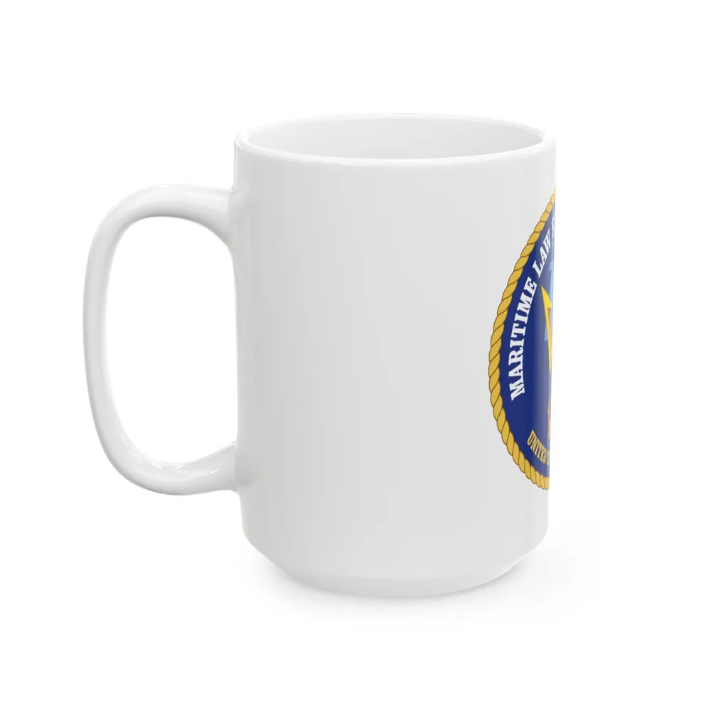 USCG Maritime Law Enforcement Academy (U.S. Coast Guard) White Coffee Mug-Go Mug Yourself