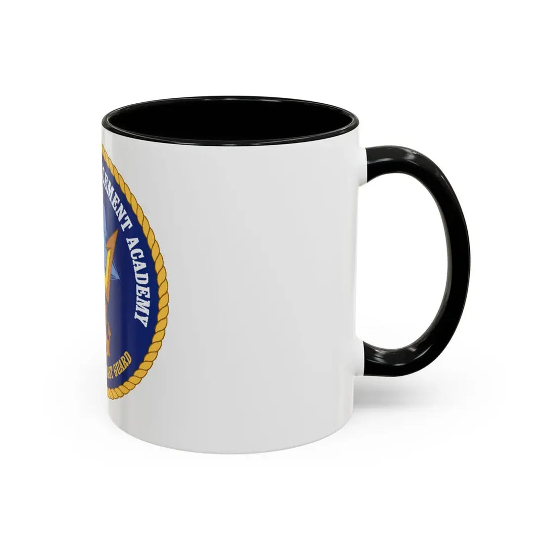 USCG Maritime Law Enforcement Academy (U.S. Coast Guard) Accent Coffee Mug - Go Mug Yourself