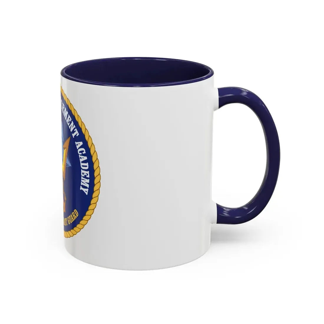 USCG Maritime Law Enforcement Academy (U.S. Coast Guard) Accent Coffee Mug - Go Mug Yourself