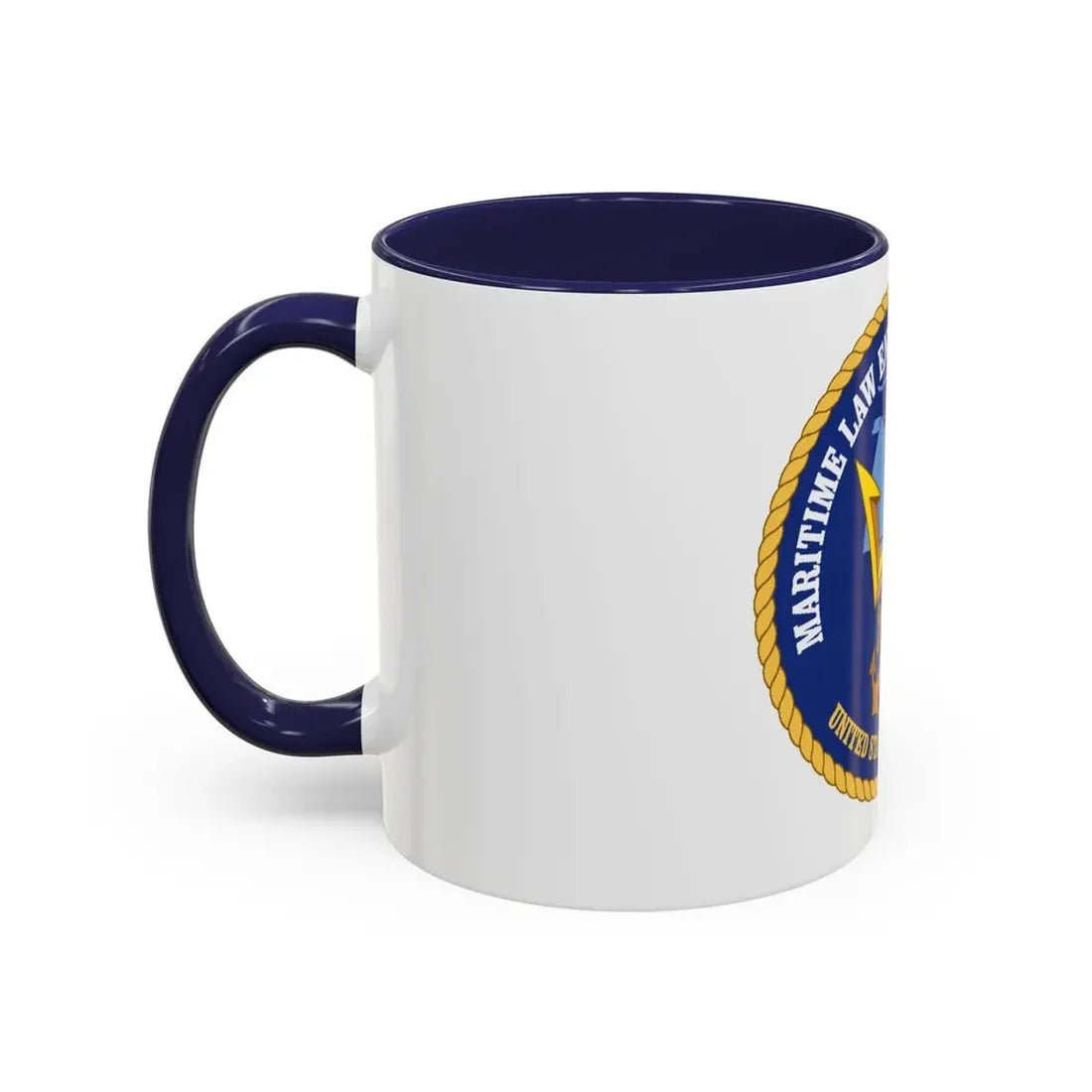 USCG Maritime Law Enforcement Academy (U.S. Coast Guard) Accent Coffee Mug - Go Mug Yourself