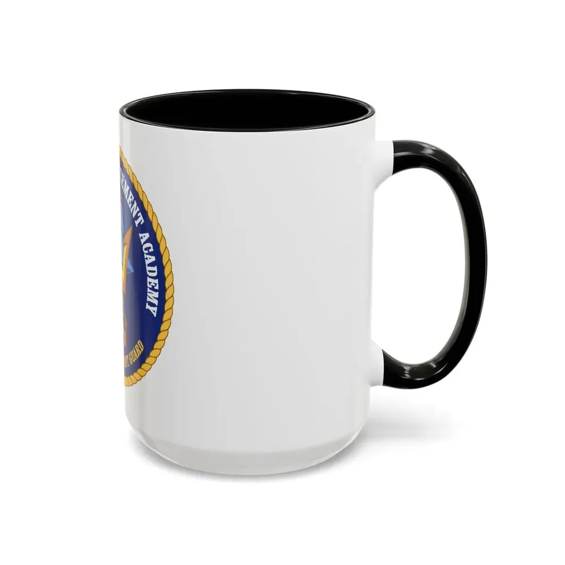 USCG Maritime Law Enforcement Academy (U.S. Coast Guard) Accent Coffee Mug - Go Mug Yourself