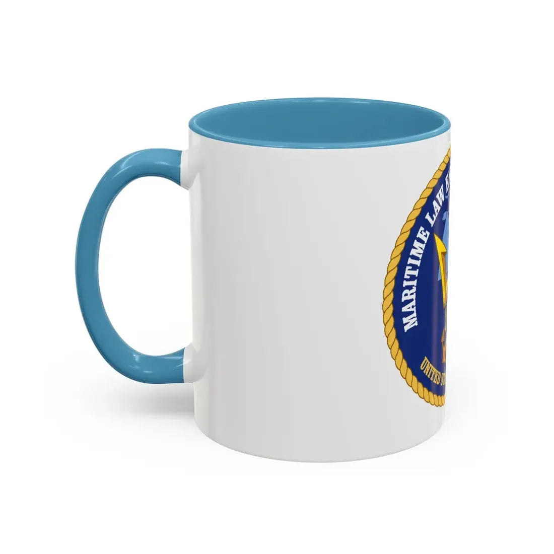 USCG Maritime Law Enforcement Academy (U.S. Coast Guard) Accent Coffee Mug - Go Mug Yourself
