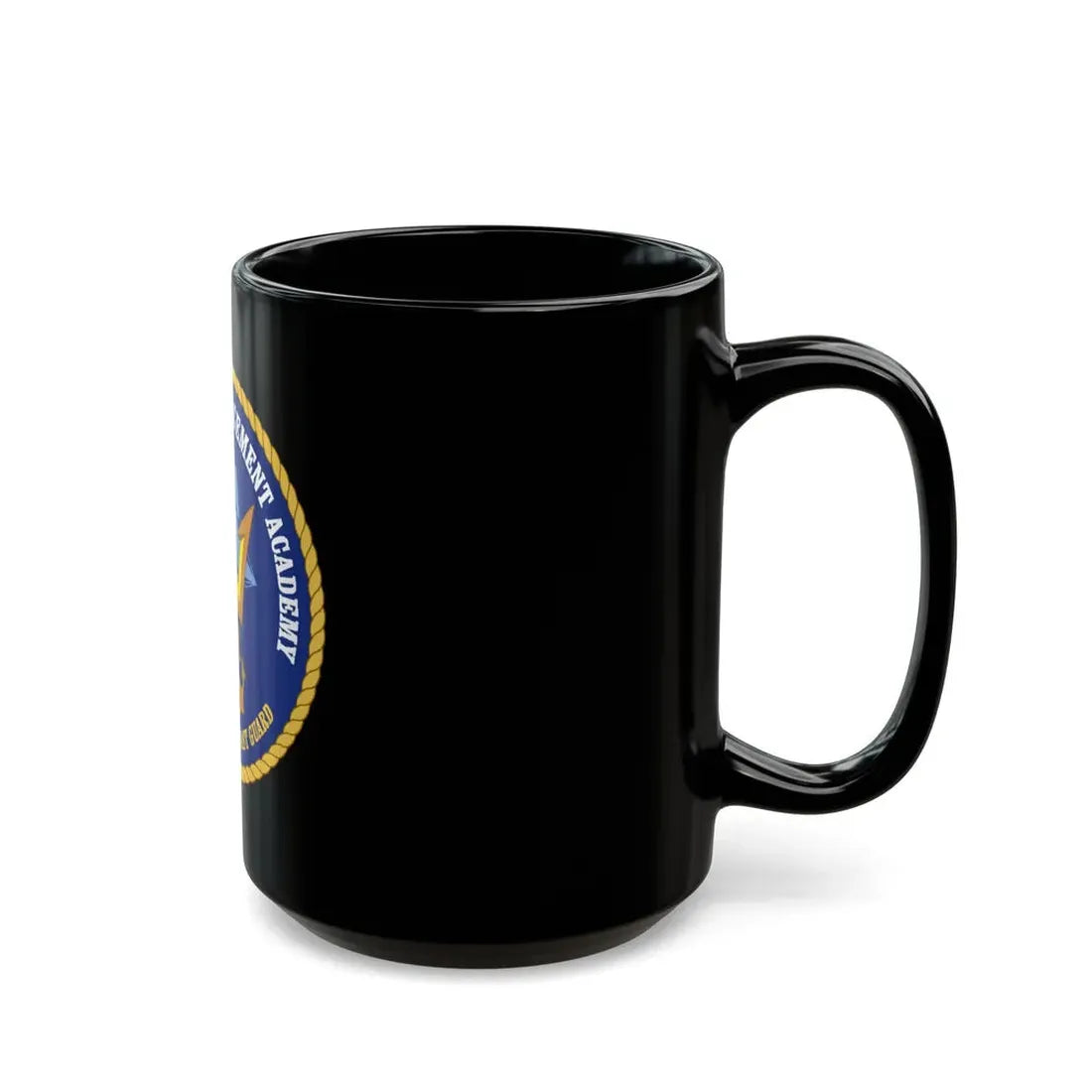 USCG Maritime Law Enforcement Academy (U.S. Coast Guard) Black Coffee Mug - Go Mug Yourself