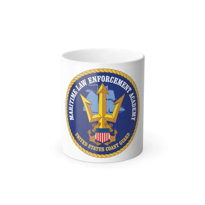 USCG Maritime Law Enforcement Academy (U.S. Coast Guard) Color Changing Coffee Mug 11oz - Go Mug Yourself