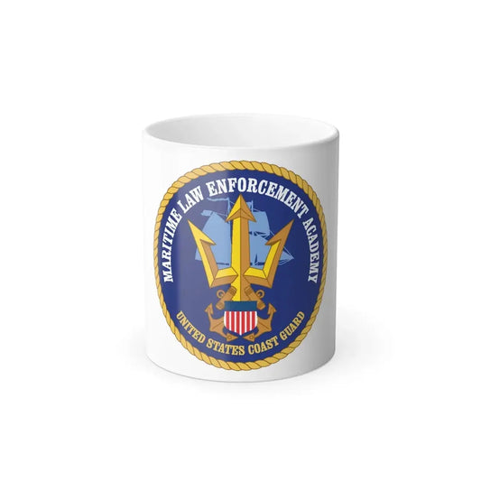 USCG Maritime Law Enforcement Academy (U.S. Coast Guard) Color Changing Coffee Mug 11oz - Go Mug Yourself
