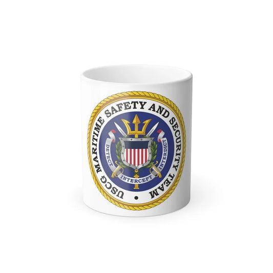 USCG Maritime Safety And Security Team (U.S. Coast Guard) Color Changing Mug 11oz-11oz-Go Mug Yourself