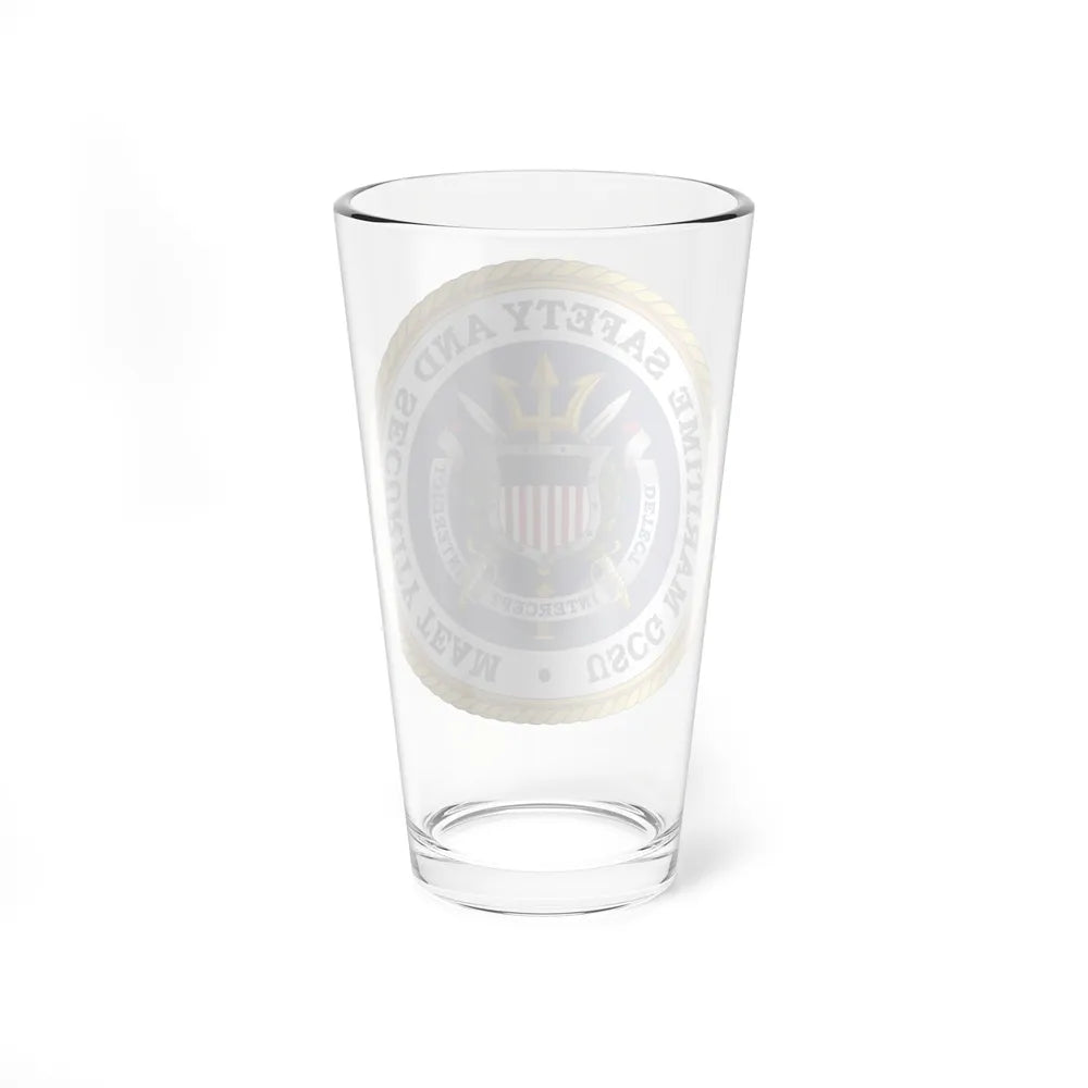 USCG Maritime Safety And Security Team (U.S. Coast Guard) Pint Glass 16oz-Go Mug Yourself