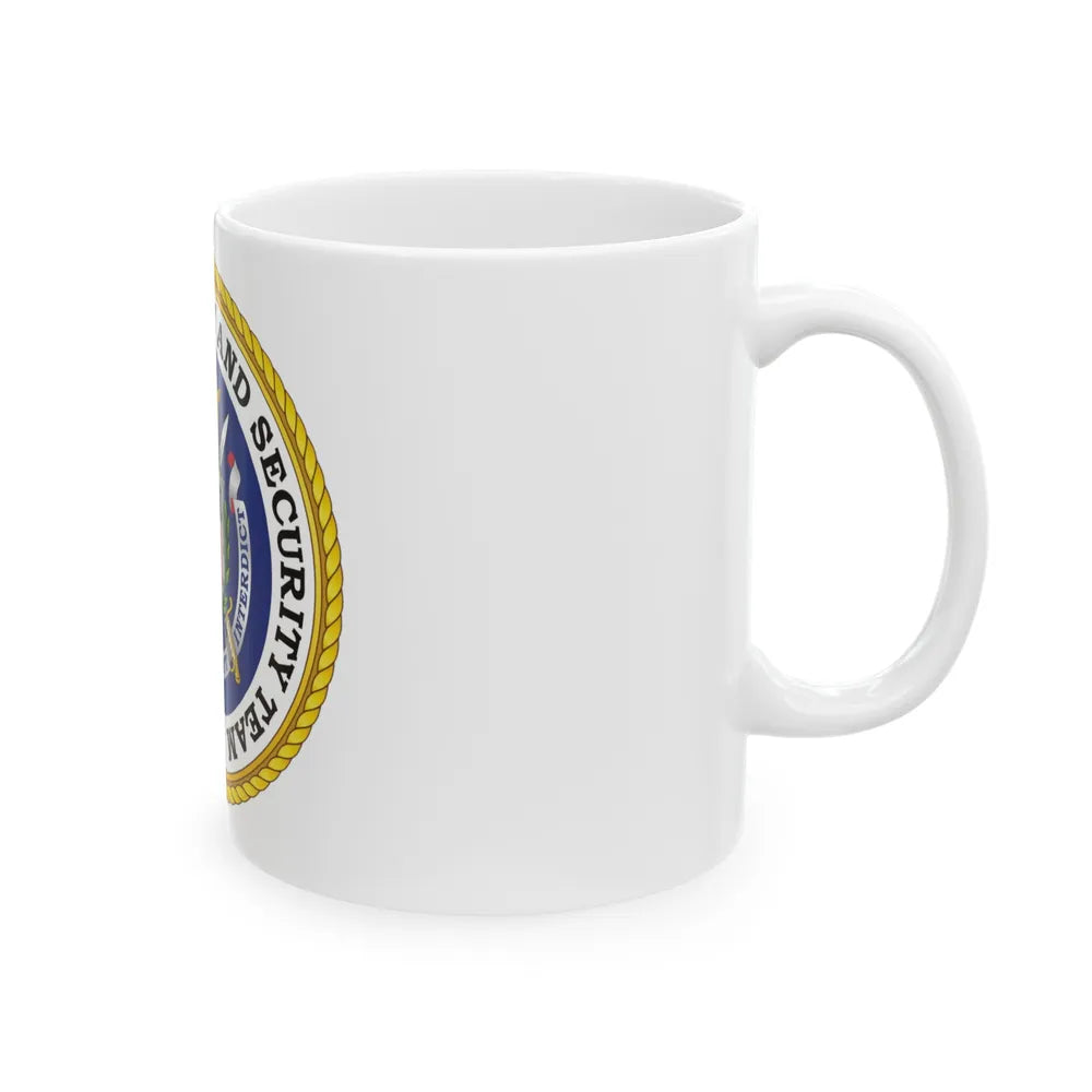 USCG Maritime Safety And Security Team (U.S. Coast Guard) White Coffee Mug-Go Mug Yourself