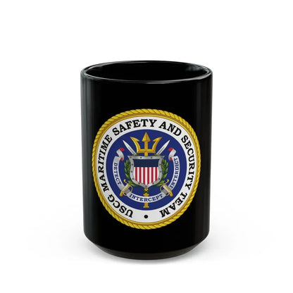USCG Maritime Safety And Security Team (U.S. Coast Guard) Black Coffee Mug 15oz - Go Mug Yourself