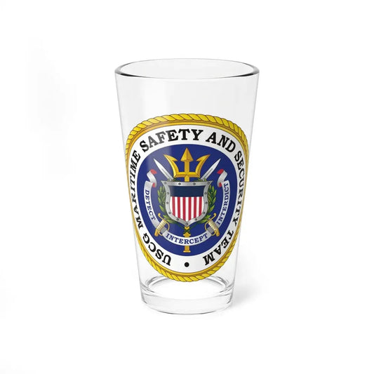 USCG Maritime Safety And Security Team (U.S. Coast Guard) Pint Glass 16oz 16oz - Go Mug Yourself