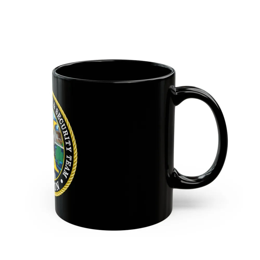 USCG Maritime Safety & Sec Team MSST Boston (U.S. Coast Guard) Black Coffee Mug-Go Mug Yourself