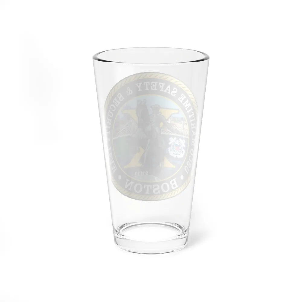 USCG Maritime Safety & Sec Team MSST Boston (U.S. Coast Guard) Pint Glass 16oz-Go Mug Yourself