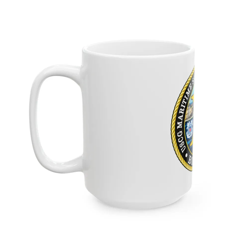 USCG Maritime Safety & Sec Team MSST Boston (U.S. Coast Guard) White Coffee Mug-Go Mug Yourself