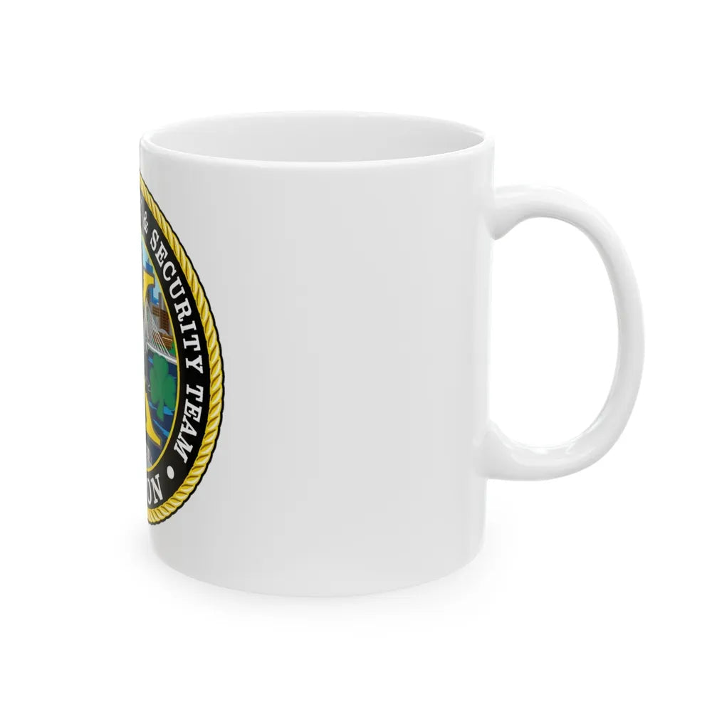 USCG Maritime Safety & Sec Team MSST Boston (U.S. Coast Guard) White Coffee Mug-Go Mug Yourself