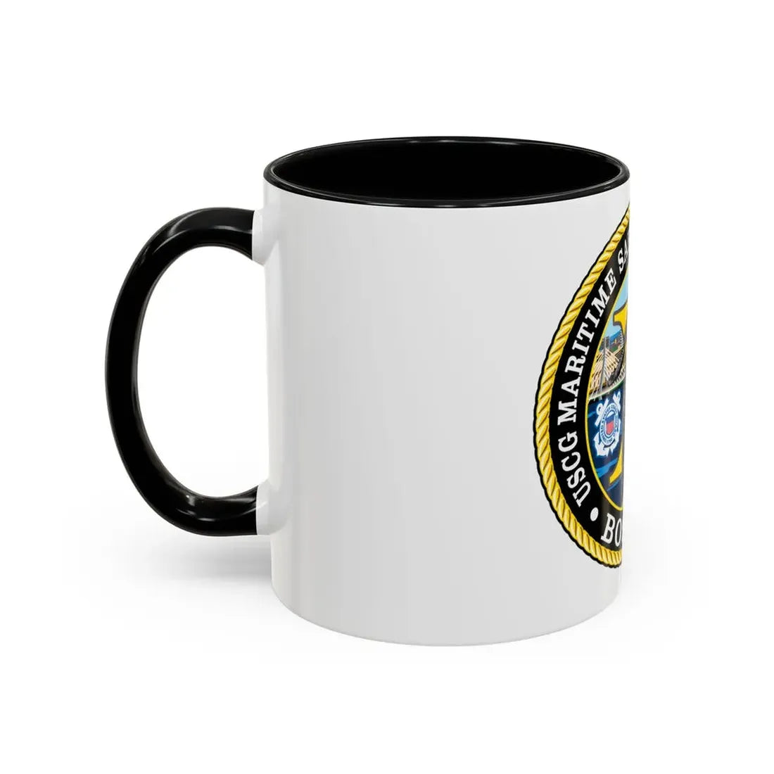 USCG Maritime Safety & Sec Team MSST Boston (U.S. Coast Guard) Accent Coffee Mug - Go Mug Yourself