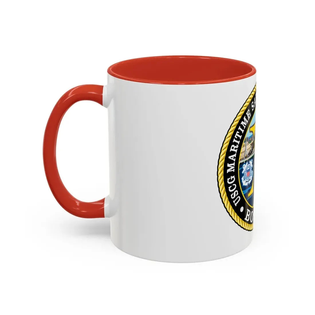 USCG Maritime Safety & Sec Team MSST Boston (U.S. Coast Guard) Accent Coffee Mug - Go Mug Yourself