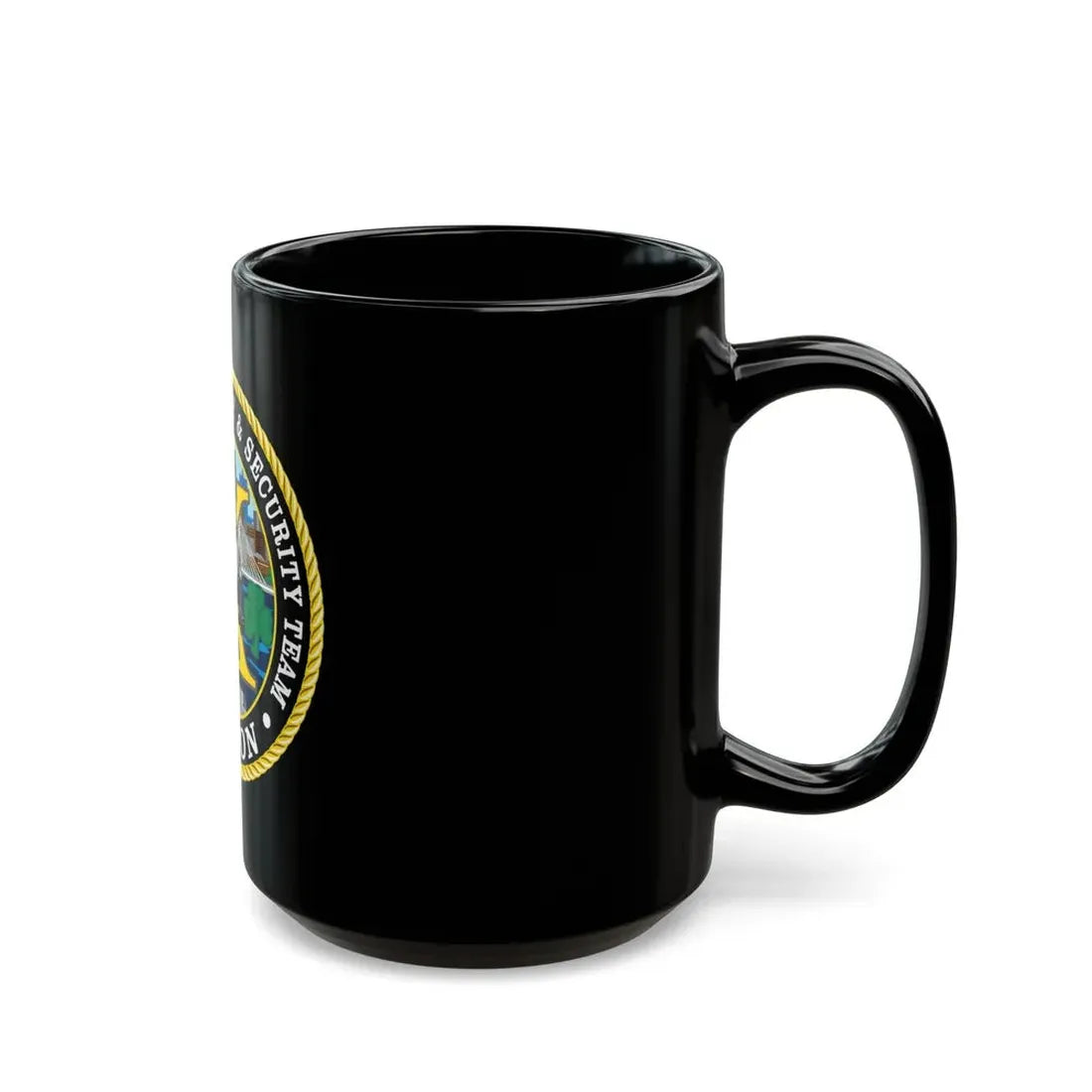 USCG Maritime Safety & Sec Team MSST Boston (U.S. Coast Guard) Black Coffee Mug - Go Mug Yourself