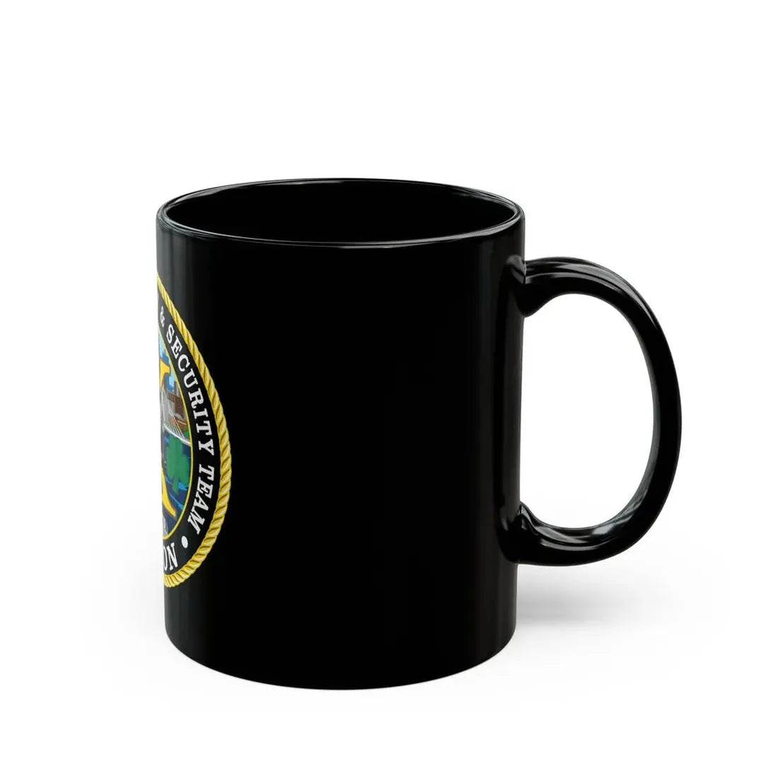 USCG Maritime Safety & Sec Team MSST Boston (U.S. Coast Guard) Black Coffee Mug - Go Mug Yourself