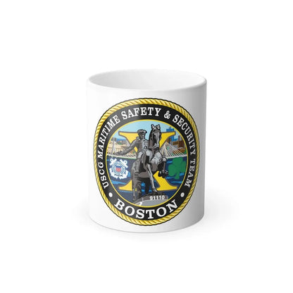 USCG Maritime Safety & Sec Team MSST Boston (U.S. Coast Guard) Color Changing Coffee Mug 11oz - Go Mug Yourself