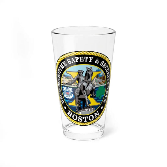 USCG Maritime Safety & Sec Team MSST Boston (U.S. Coast Guard) Pint Glass 16oz 16oz - Go Mug Yourself