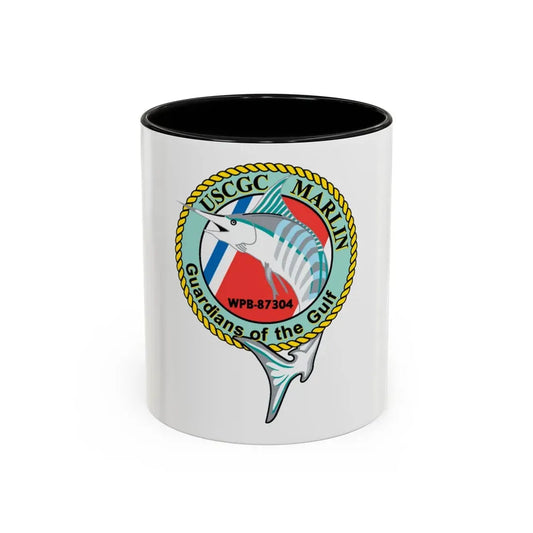 USCG Marlin WPB 87304 (U.S. Coast Guard) Accent Coffee Mug 11oz Black - Go Mug Yourself