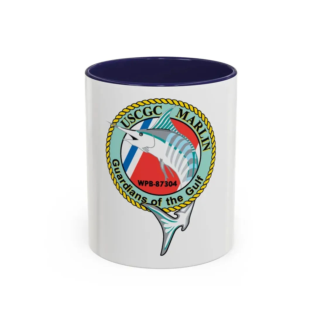 USCG Marlin WPB 87304 (U.S. Coast Guard) Accent Coffee Mug 11oz Navy - Go Mug Yourself