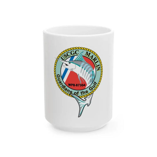 USCG Marlin WPB 87304 (U.S. Coast Guard) White Coffee Mug 15oz - Go Mug Yourself