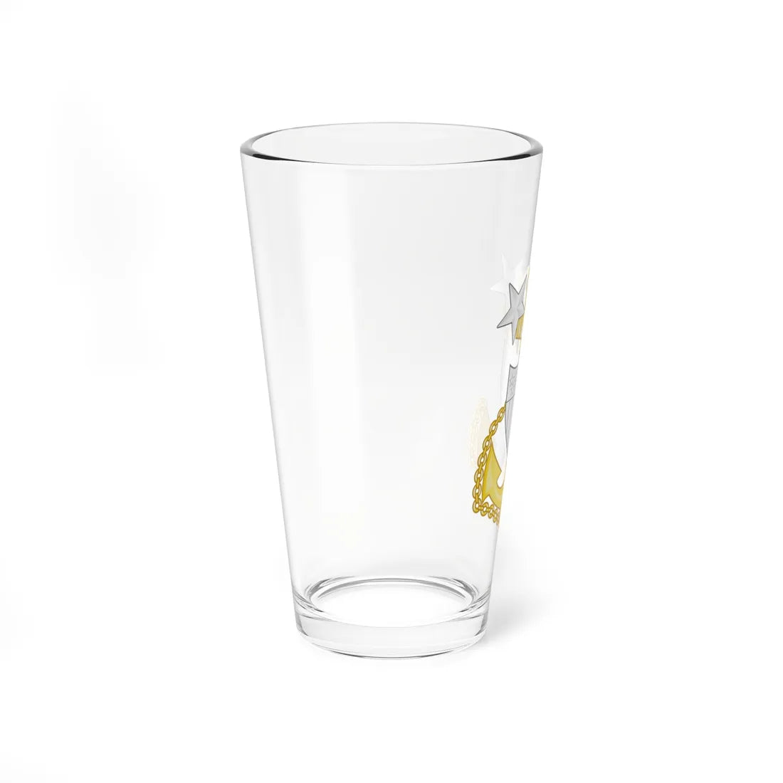 USCG Master Chief Petty Officer Insignia Device (United States) (Military Rank) Pint Glass 16oz - Go Mug Yourself