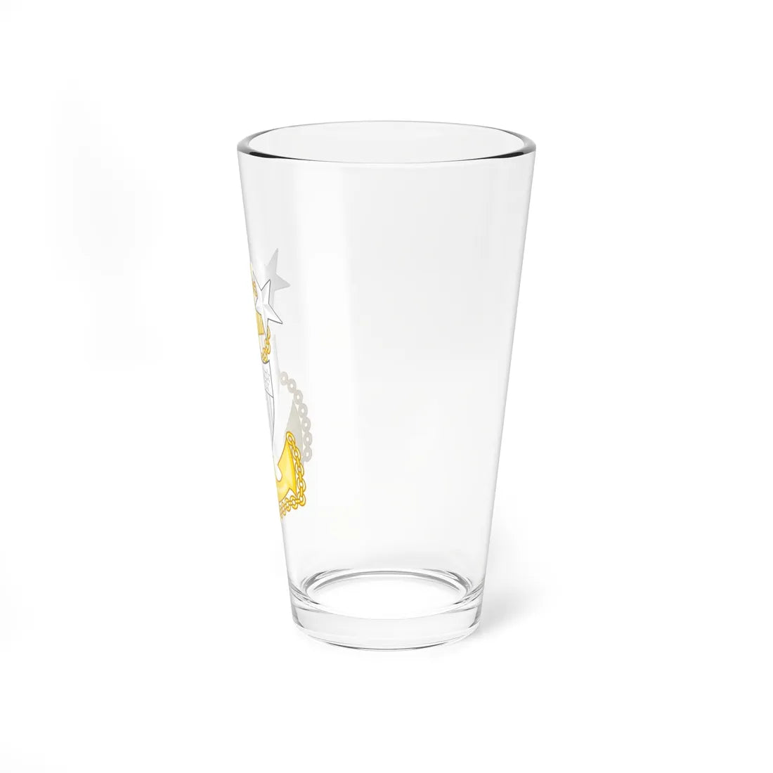 USCG Master Chief Petty Officer Insignia Device (United States) (Military Rank) Pint Glass 16oz - Go Mug Yourself