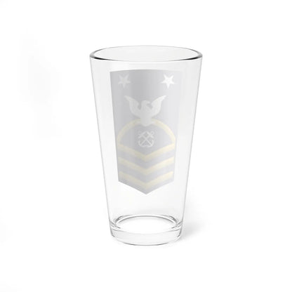 USCG Master Chief Petty Officer Insignia Sleeve (United States) (Military Rank) Pint Glass 16oz - Go Mug Yourself