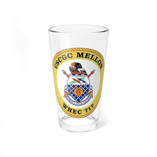 USCG Mellon WHEC 717 Gold Anniversary (U.S. Coast Guard) Pint Glass 16oz 16oz - Go Mug Yourself